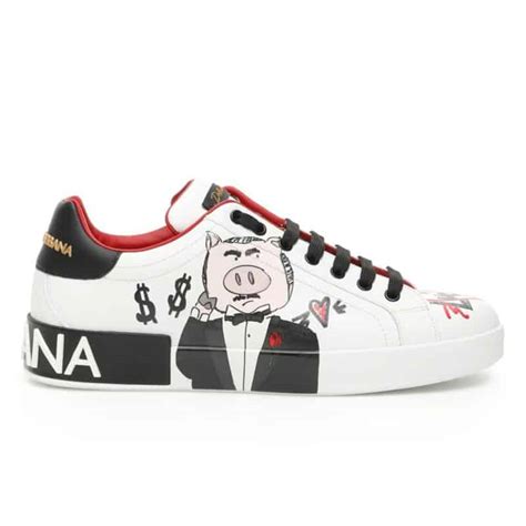 dolce gabbana pig sneakers|Dolce & Gabbana Portofino Padrino Pig Sneakers .